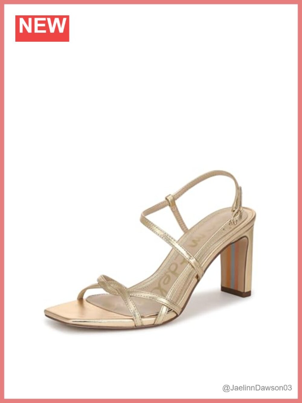 Leather Block Heel Heeled Sandals Open Toe Slingback Buckle Dress Shoes
